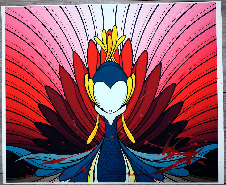 Marvellous Dream Hand Embellished Print by Arkiv