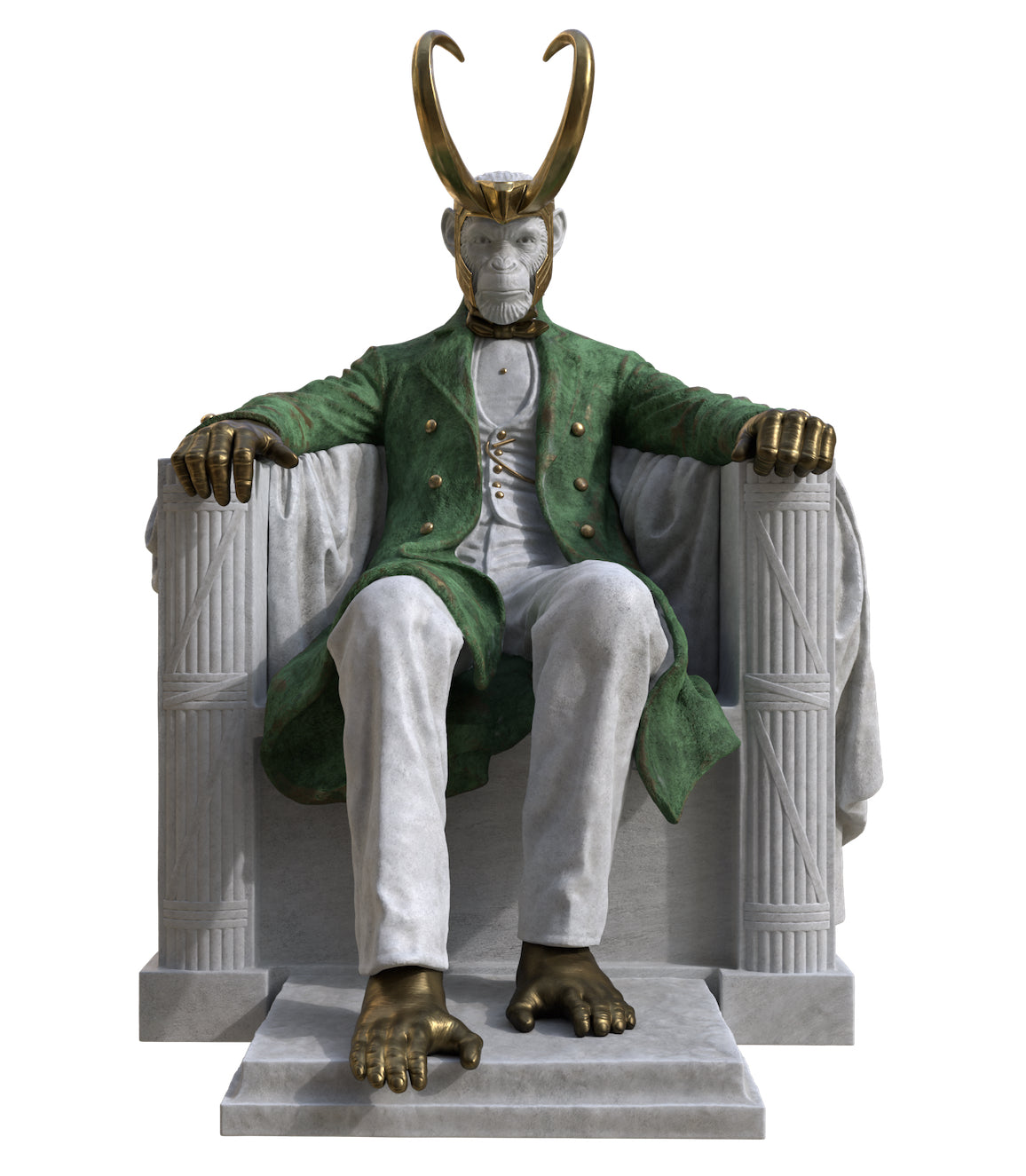 ABE Sculpture Green/Gold colorway