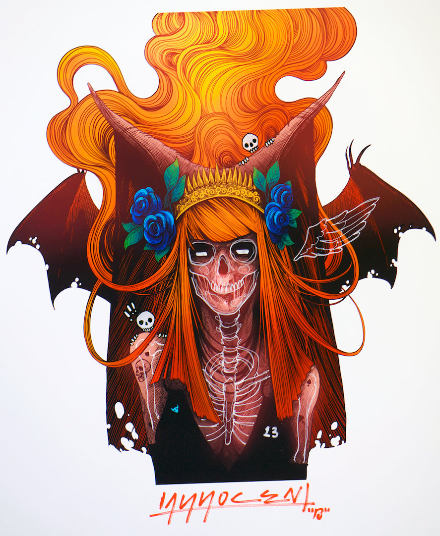 Ian Permana - FEMININENAIZME, hand finished Print A