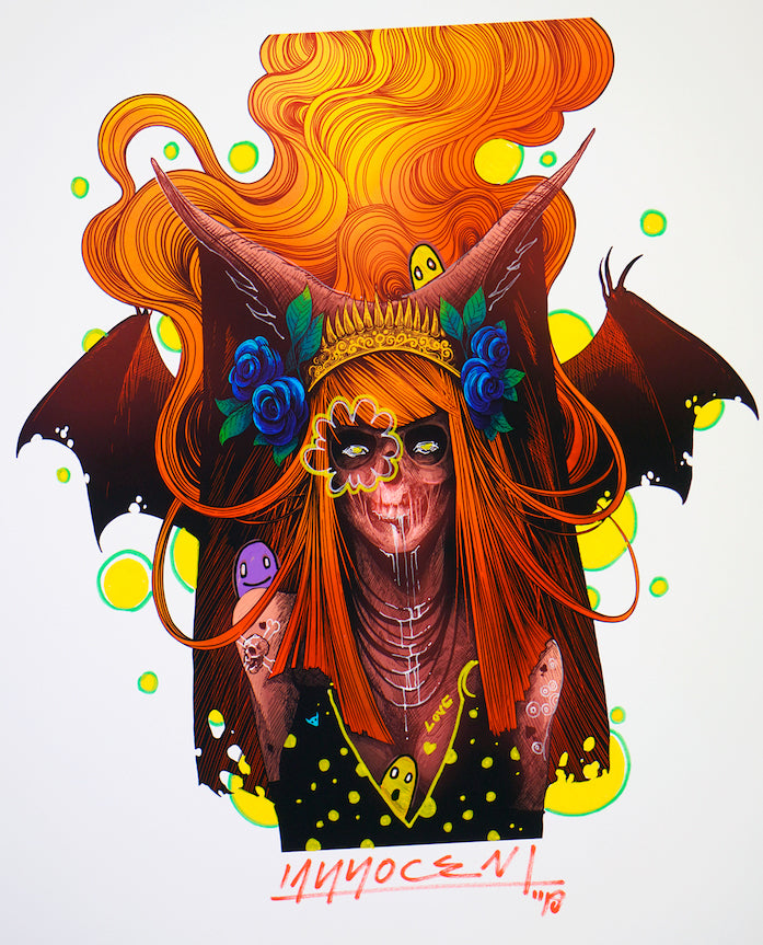 Ian Permana - FEMININENAIZME, hand finished Print B