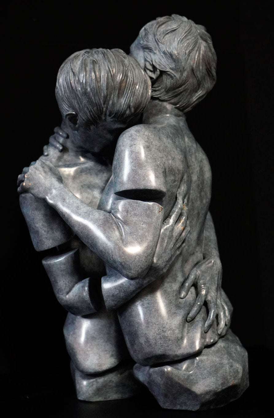 Fury 11 Stone Patina Bronze Sculpture