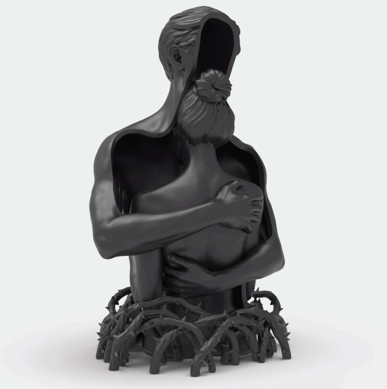 Shelter Sculpture Black edition. Thorns Structure optional