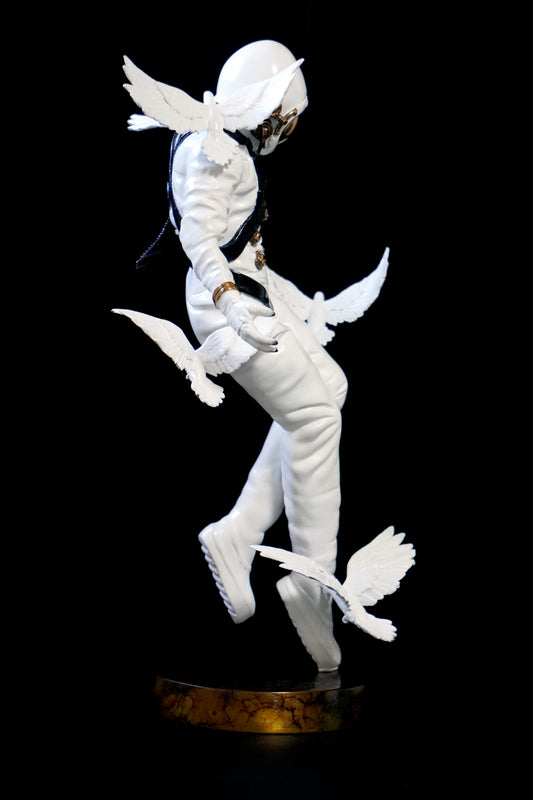 Wilderness Patina/Painted Bronze Sculpture