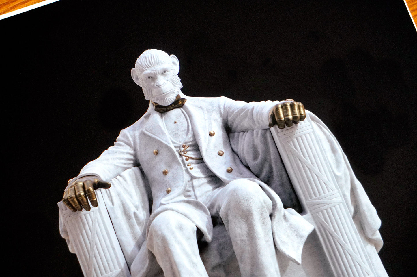 ABE Print White/Gold
