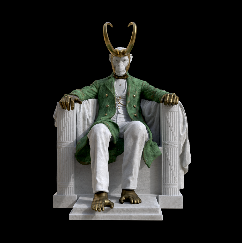 ABE Sculpture Green/Gold colorway