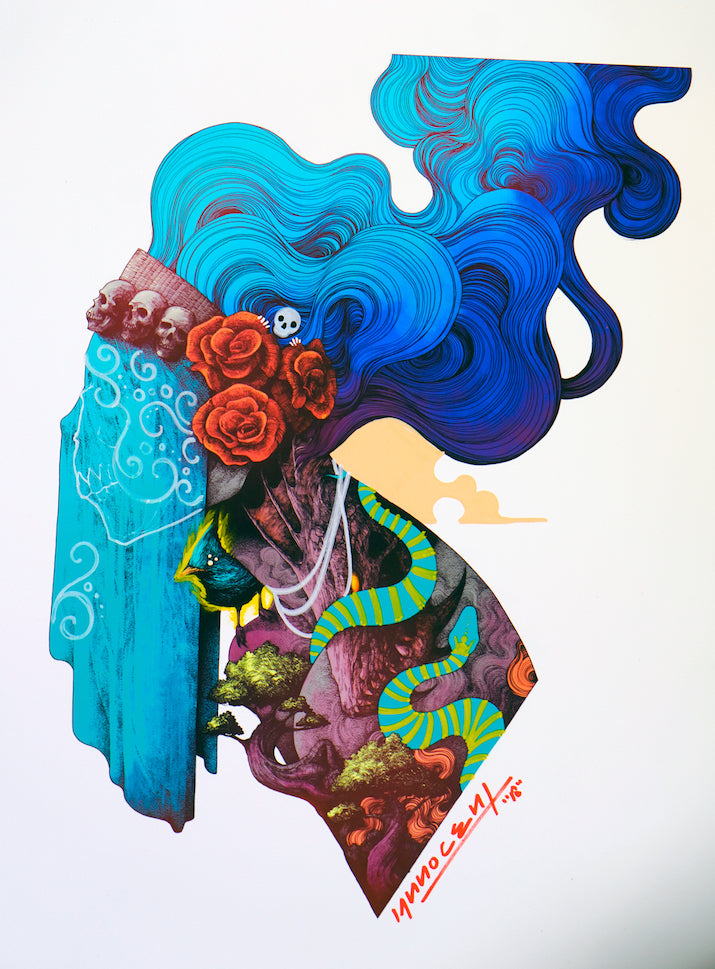 Ian Permana - Human, hand finished print B