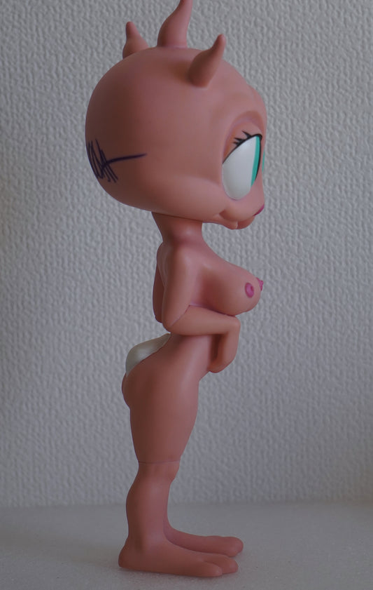 Ron English Bunny Rabit Vinyl Figure Signed