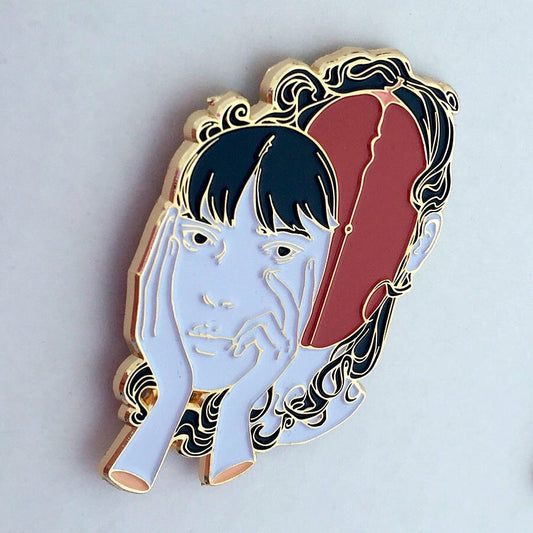 SALE - Mask Off Red Variant Enamel Pin by Miles Johnston