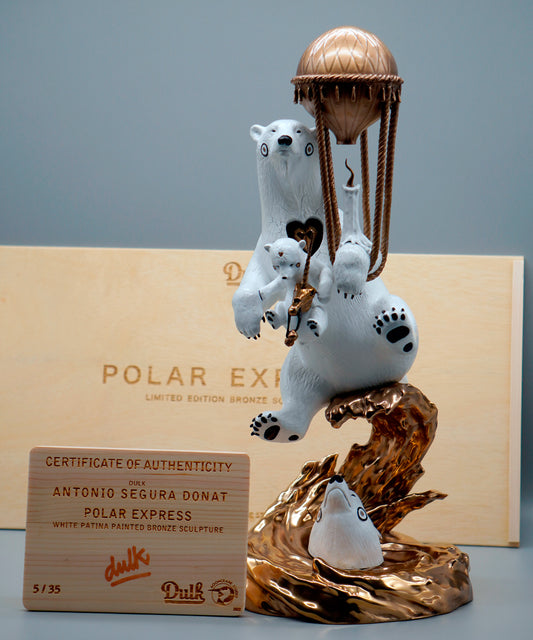 Polar Express painted Bronze. PROTOTYPE - ready to ship