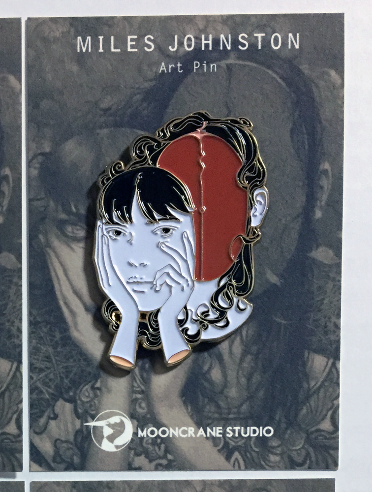 SALE - Mask Off Red Variant Enamel Pin by Miles Johnston
