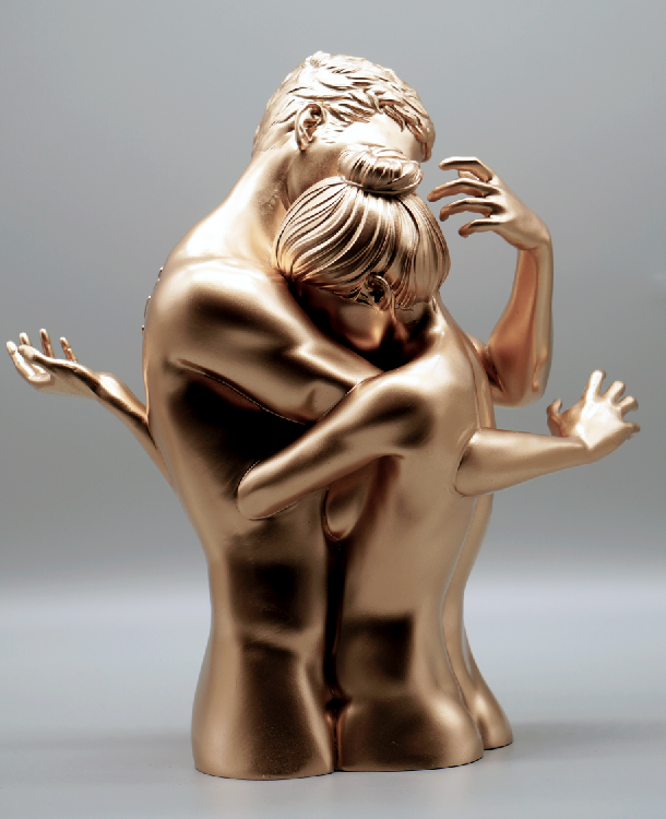 Boundaries Sculpture Bronze Colorway by Miles Johnston