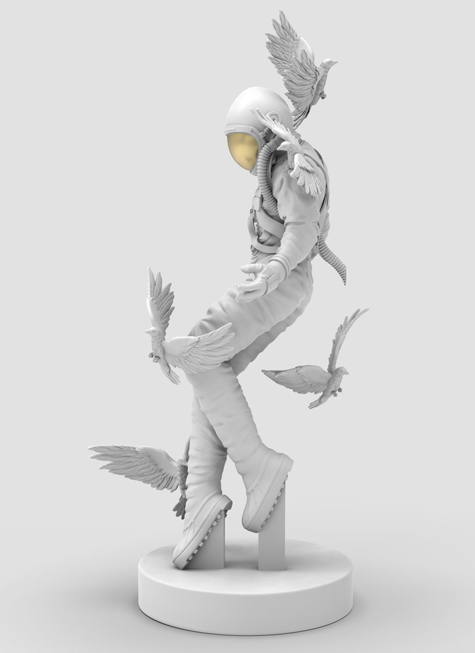 Wilderness Sculpture White/Gold Colorway