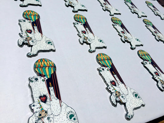 SALE - Polar express Enamel Pin by Dulk