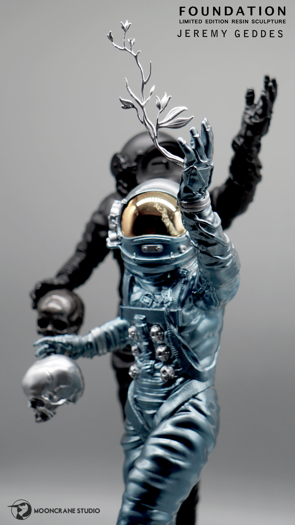 FOUNDATION Sculpture Metallic Sky blue/Silver/Gold Colorway