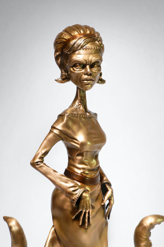 The Monster's Mother Natural Bronze Sculpture