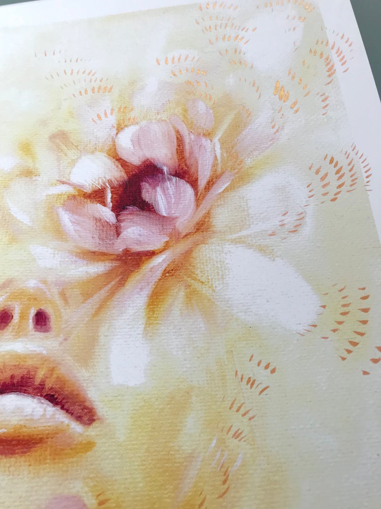 Soul Bloom Hand Embellished Limited Edition Print by Charmaine Olivia