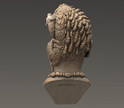 Consciousness Sculpture. Bronze colorway