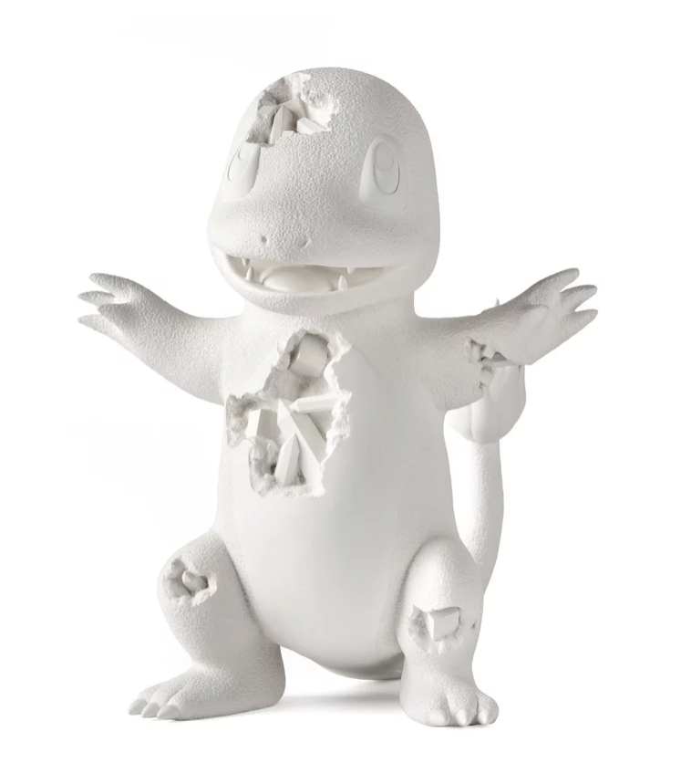 Daniel Arsham x Pokemon Crystalized Charmander White