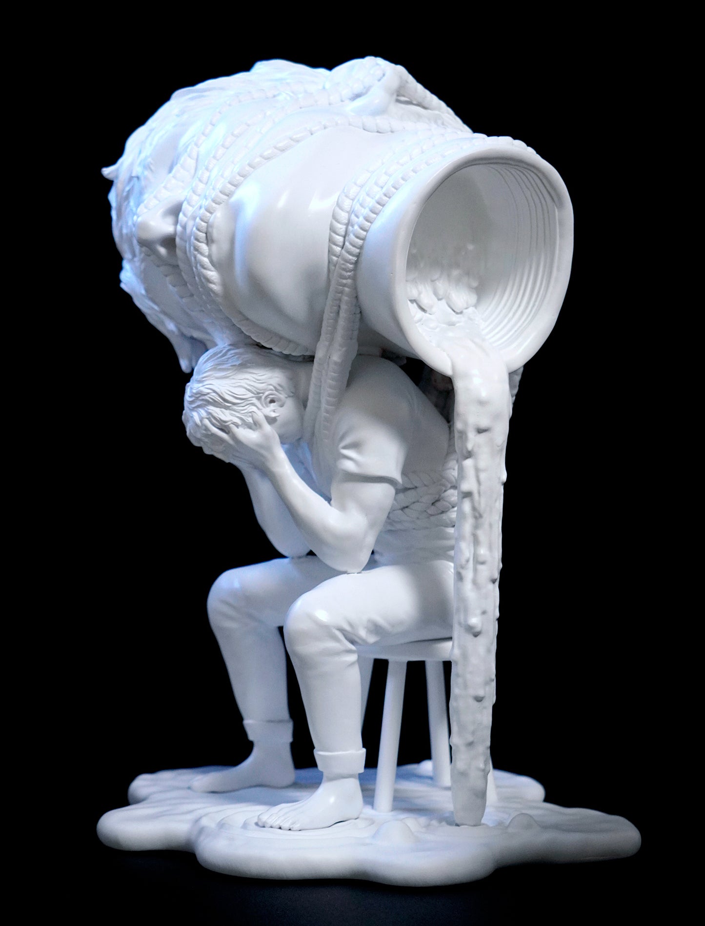 EGO Sculpture White collaboration with Miles Johnston