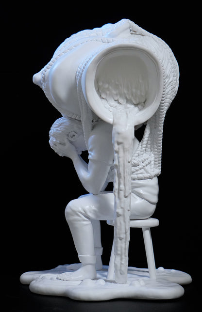 EGO Sculpture White collaboration with Miles Johnston
