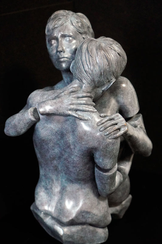 Fury 11 Stone Patina Bronze Sculpture