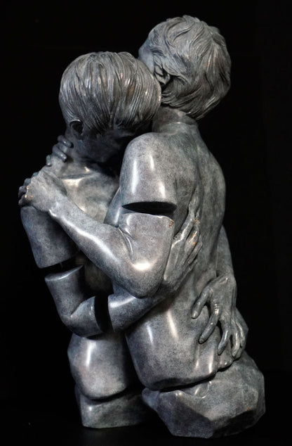 Fury 11 Stone Patina Bronze Sculpture