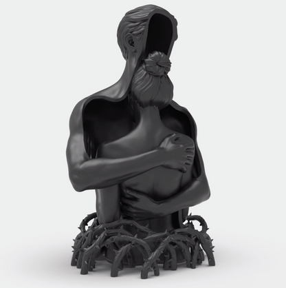 Shelter Sculpture Black edition. Thorns Structure optional