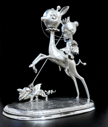 The Princess and the Prey Stainless Steel Sculpture Prototype 1 of 1