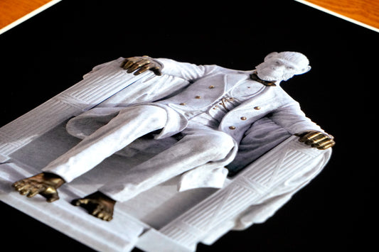 ABE Print White/Gold