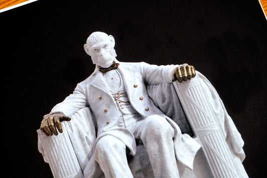 ABE Print White/Gold