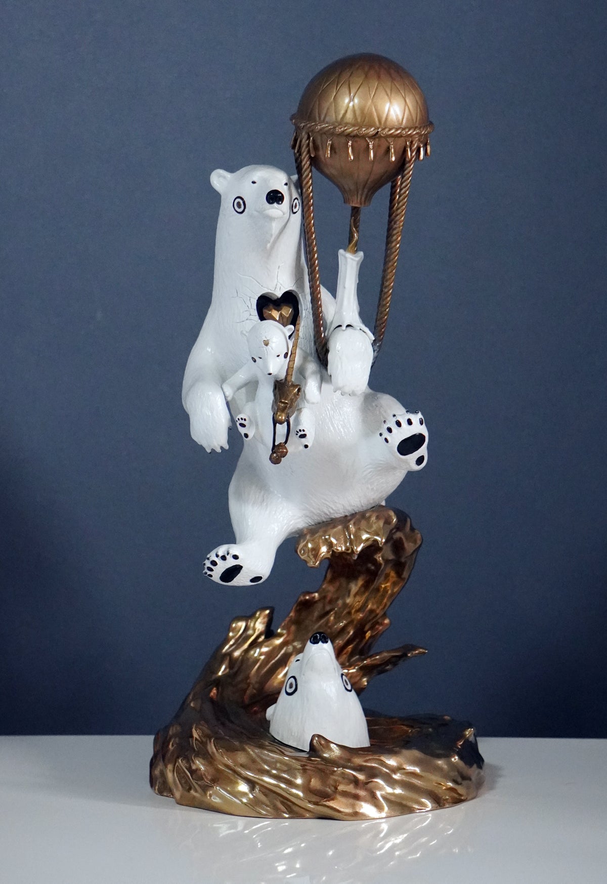 Polar Express painted Bronze. PROTOTYPE