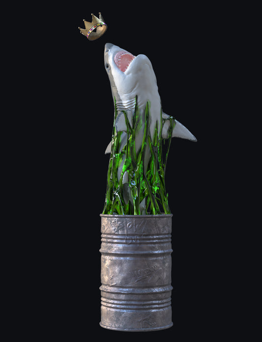 Eyes on the prize sculpture