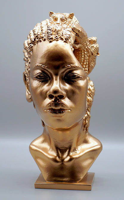 Consciousness Sculpture. Bronze colorway