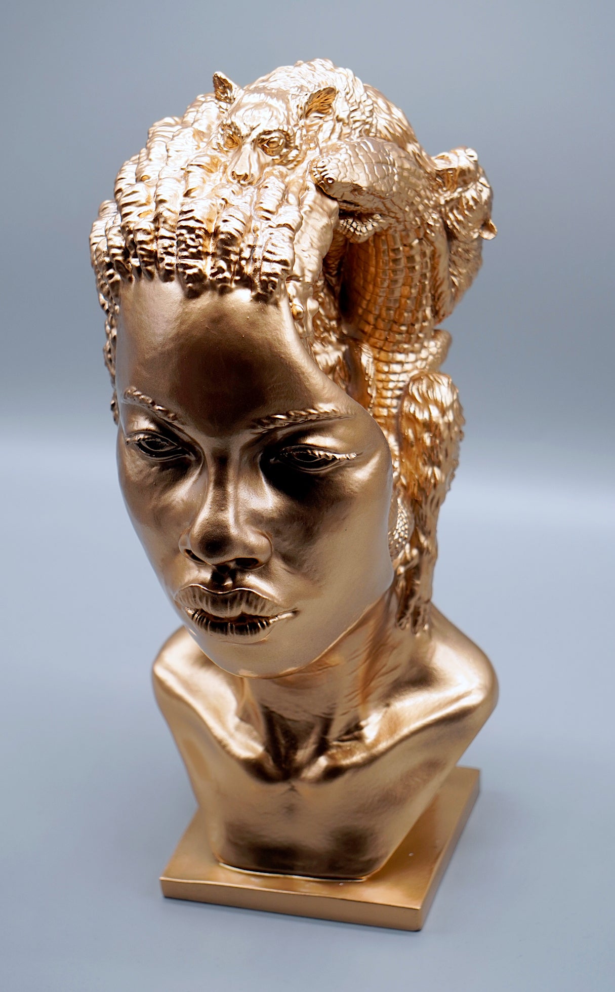 Consciousness Sculpture. Bronze colorway