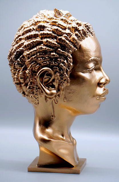 Consciousness Sculpture. Bronze colorway