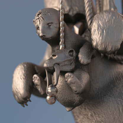 Polar Express ナチュラル ブロンズ スカルプチャー - 発送準備完了