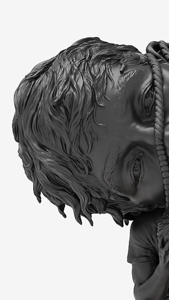 SALE - EGO Sculpture Black/Copper by Miles Johnston