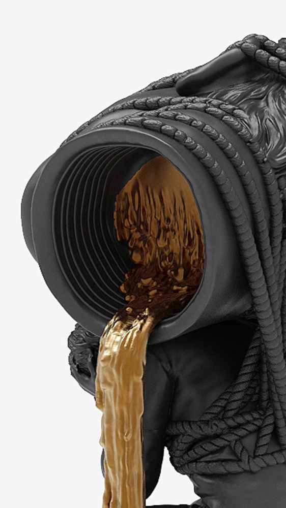 SALE - EGO Sculpture Black/Copper by Miles Johnston