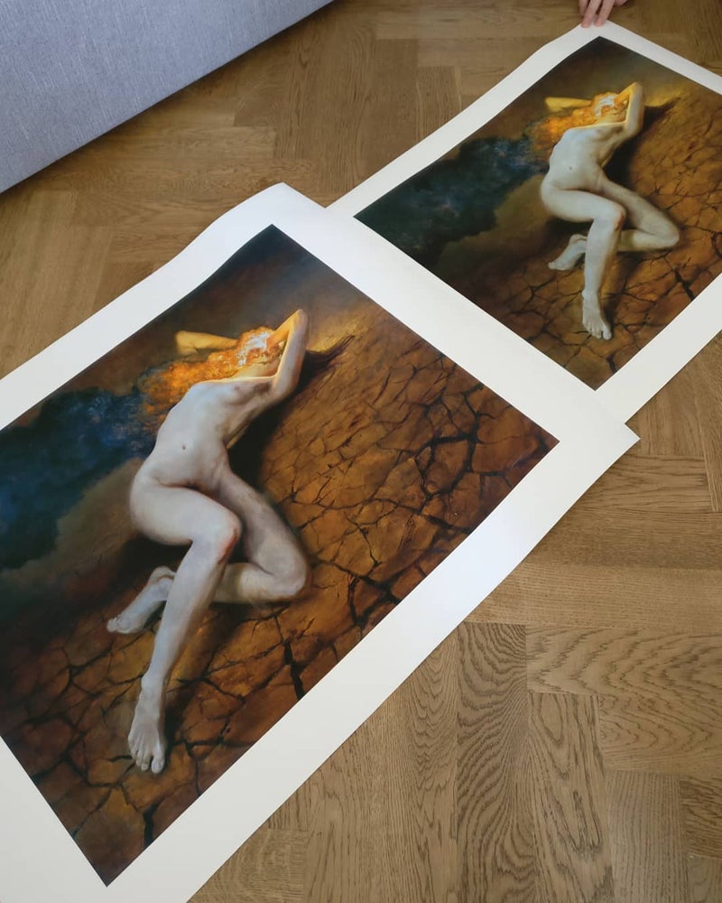 Agony 限定版プリント by Miles Johnston - Paper Edition