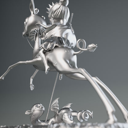 The Princess and the Prey Stainless Steel Sculpture Prototype 1 of 1