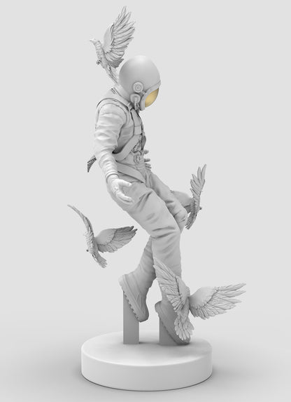 Wilderness Sculpture White/Gold Colorway