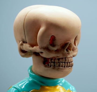 Bone Trotters Figure Teal and Gold by Matt Gordon