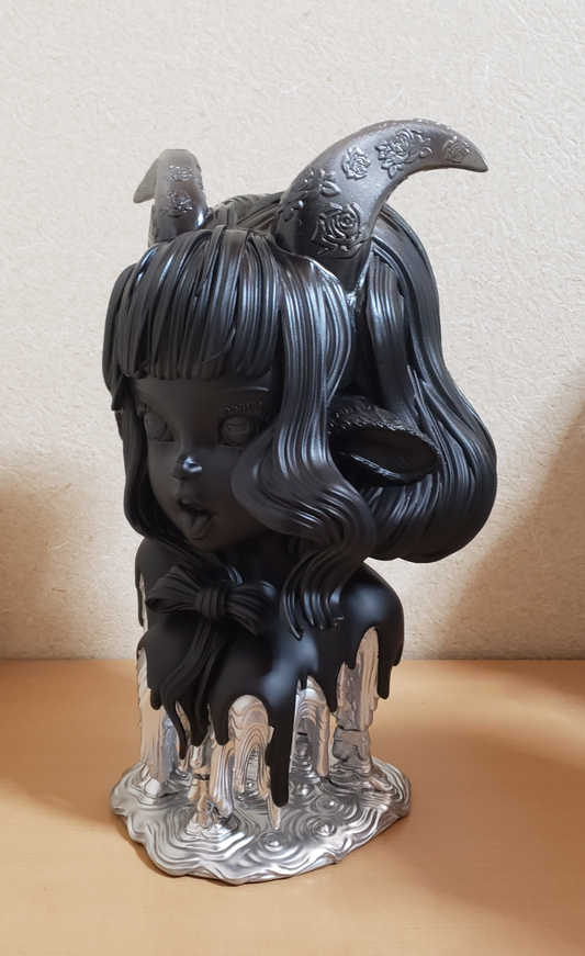 Capricorn Sculpture Black/Silver by Camilla d'Errico