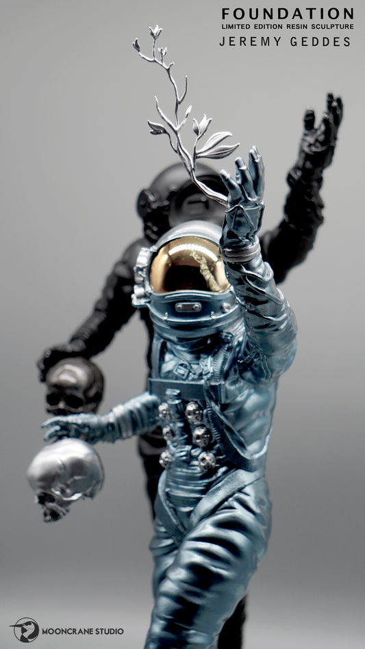 FOUNDATION Sculpture Metallic Sky blue/Silver/Gold Colorway