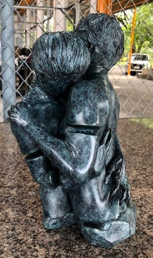 Fury 11 Green Patina Bronze Sculpture