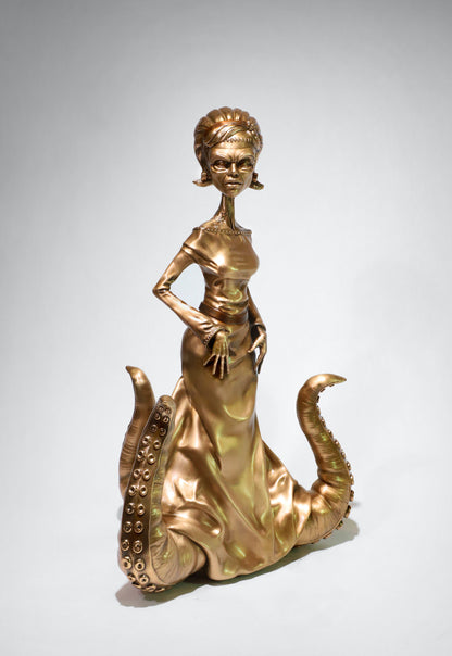 怪物の母 天然ブロンズ彫刻