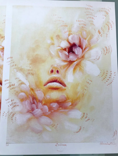 Soul Bloom Hand Embellished Limited Edition Print by Charmaine Olivia