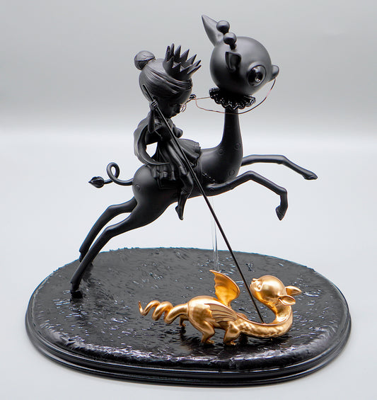 The Princess and the Prey Resin Sculpture Black Colorway - Pre-order