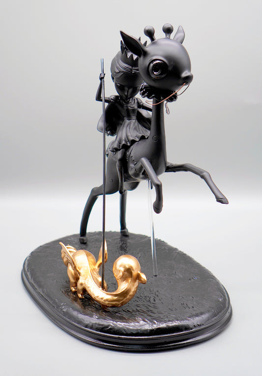 The Princess and the Prey Resin Sculpture Black Colorway - Pre-order