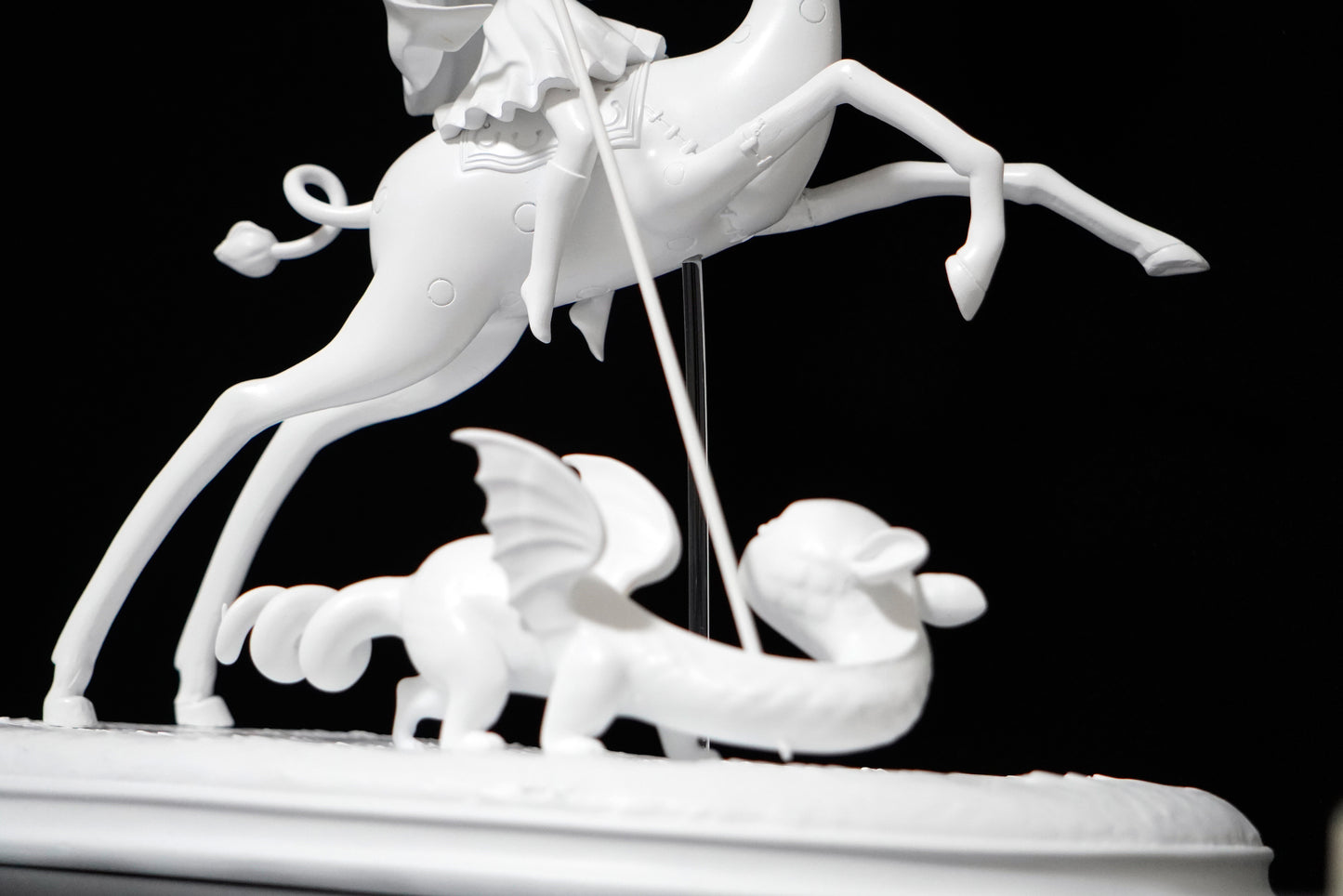 The Princess and the Prey Resin Sculpture White Colorway.